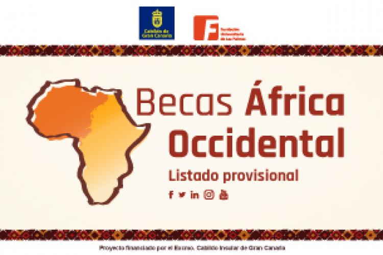 listado provisional becas África 