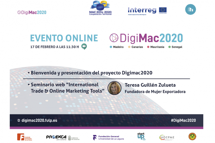 El proyecto DigiMac2020 organiza el seminario web "International Trade & Online Marketing Tools"