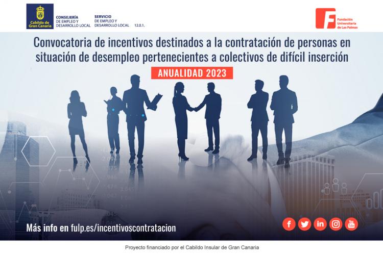 Incentivos destinados a la contratación de personas en situación de desempleo pertenecientes a colectivos de difícil inserción