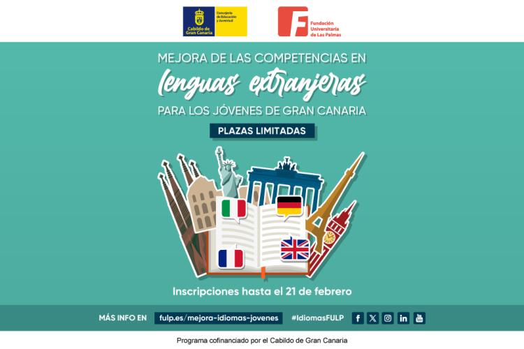El Cabildo de Gran Canaria y la FULP lanzan 400 becas de idiomas