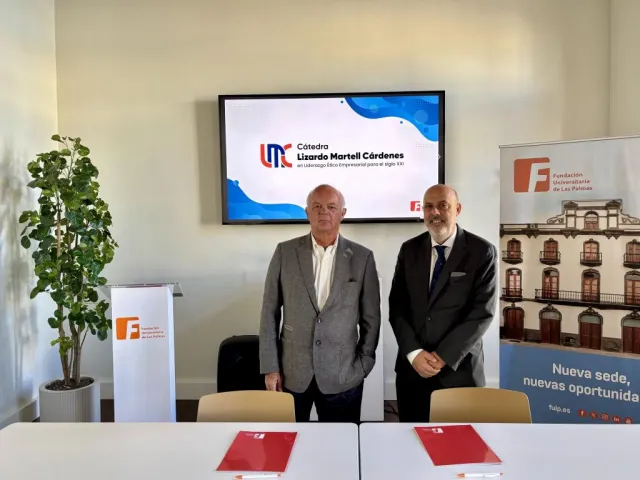 El Círculo de Empresarios de Gran Canaria renueva su acuerdo de colaboración con la Cátedra Lizardo Martell Cárdenes
