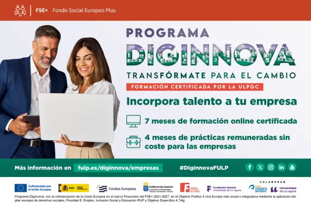 El Programa Diginnova abre inscripciones para impulsar la incorporación de talento en empresas y centros de investigación