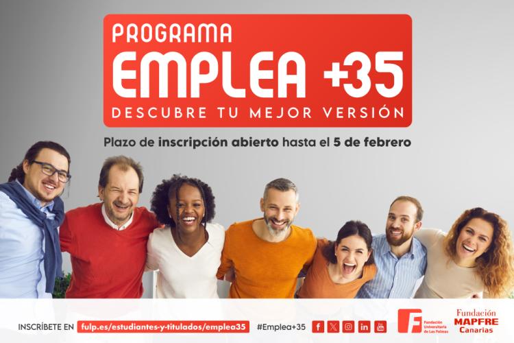 La FULP y la Fundación MAPFRE Canarias presentan una nueva edición del programa Emplea +35 